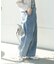 アシメラップデニムパンツ