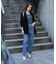 【WEB限定】デニムアシメパンツ