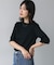 5分袖リブTシャツ
