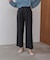 タックデニム調パンツ