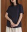 汗染み防止モックネックビューTシャツ