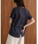汗染み防止モックネックビューTシャツ