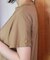 汗染み防止モックネックビューTシャツ