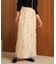 【S・Mサイズ展開】【セットアップ対応】ミックスフリンジニットスカート