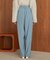 【S・M・Lサイズ展開】ラップ調タック入りスラックス