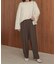 【S・M・Lサイズ展開】ラップ調タック入りスラックス