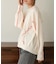 【大人気ニット/5色展開/セットアップ対応】ウェーブメロウニットトップス
