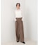 ピーチ起毛ストレートパンツ