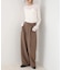 ピーチ起毛ストレートパンツ