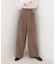 ピーチ起毛ストレートパンツ