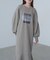 【Bab】（選べるサイズ展開）前後2WAYホックプリントマーメイドスウェットワンピース