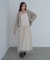 【Bab】（選べるサイズ展開）レイヤード風チュールキャミワンピース