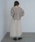 【Bab】（選べるサイズ展開）レイヤード風チュールキャミワンピース