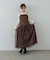 【Bab】（選べるサイズ展開）レイヤード風チュールキャミワンピース