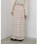 【Bab】(S・Mサイズ展開) シアードッキングチェックスカート