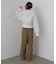 【選べるサイズ展開】フロントワイドタックネップ入ワイドパンツ