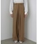 【選べるサイズ展開】フロントワイドタックネップ入ワイドパンツ