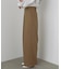【選べるサイズ展開】フロントワイドタックネップ入ワイドパンツ