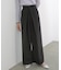 【選べるサイズ展開】フロントワイドタックネップ入ワイドパンツ