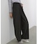 【選べるサイズ展開】フロントワイドタックネップ入ワイドパンツ