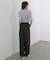 【選べるサイズ展開】フロントワイドタックネップ入ワイドパンツ