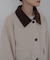 【Bab】フェイクスエード×コーデュロイショートカバーオール