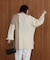 【WEB限定】もち軽配色ニットチュニック