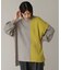 【WEB限定】もち軽配色ニットチュニック