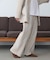 【Bab】ウェーブモチーフふわもちパンツ