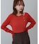 【Bab】ショルダースリットニットトップス
