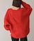 【WEB限定】ケーブルＶニットセーター