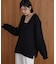 【WEB限定】ケーブルＶニットセーター