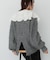【Bab】ワイドＶネックルーズニットプルオーバー