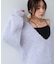 【Bab】ワイドＶネックルーズニットプルオーバー