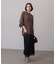 モールケーブルニット