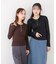 【Bab】ボタンタンクセット ヘンリーネックトップス