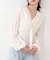 【Bab】フロントねじりシャギーブラウス