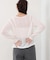 【Bab】レースフリルシアーロングTシャツ