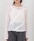 【Bab】レースフリルシアーロングTシャツ