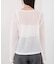 【Bab】レースフリルシアーロングTシャツ