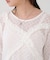 【Bab】レースフリルシアーロングTシャツ
