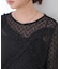 【Bab】レースフリルシアーロングTシャツ