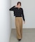 【Bab】ティアードフリルニットカーデ＆2WAYビスチェアンサンブル