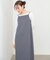 【Bab】【選べるサイズ展開】裾レース付きキャミワンピース