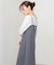 【Bab】【選べるサイズ展開】裾レース付きキャミワンピース