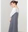 【Bab】【選べるサイズ展開】裾レース付きキャミワンピース