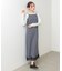 【Bab】【選べるサイズ展開】裾レース付きキャミワンピース