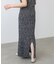 【Bab】【セットアップ対応可能】【選べるサイズ展開】MIX編みラインニットスカート