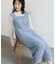 【Bab】【選べるサイズ展開】【累計お気に入り登録6.9万人！】クロシェロングワンピース