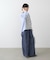 ライトデニムイージーワイドパンツ